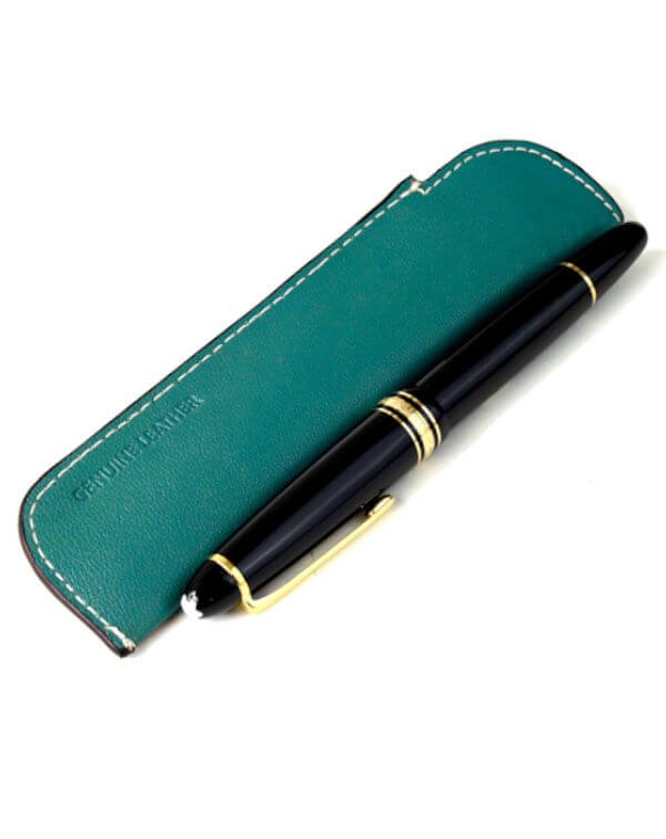 Genuine Leather single pen sleeve